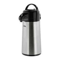 Thermos Termokande 1,9 liter - Stål/Glas - Sort