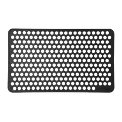 Tica Copenhagen Dot Dørmåtte B 45 x L 75 cm - Gummi - Sort