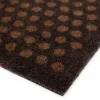 Tica Copenhagen Dot Gulvtæppe B 67 x L 120 cm - Polyamid/vinyl - Brun/cognac