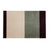 Tica Copenhagen Stripes Horisontal Gulvtæppe B 67 x L 120 cm - Polyamid/vinyl - Bordeaux/ivory/grøn