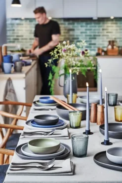 Timm Vladimir Kitchen Fad Ø 33 cm - Stentøj - Blå