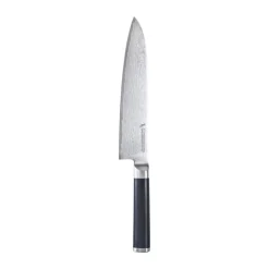 Timm Vladimir Kitchen Kokkekniv L 21 cm - Damaskusstål - Sort/sølvfarvet