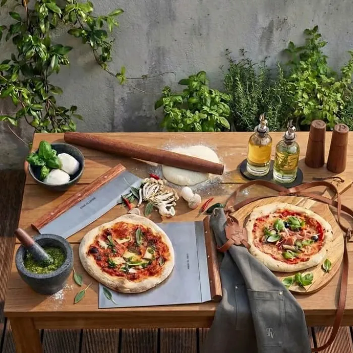 Timm Vladimir Kitchen Pizzaspade B 26 x L 28 cm - Certificeret håndtag - Brun
