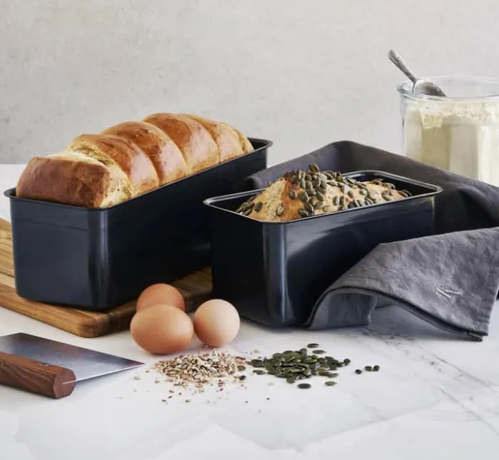 Timm Vladimir Kitchen Premium Rugbrødsform 2 liter - Rustfrit stål - Sort