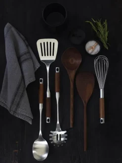 Timm Vladimir Kitchen Ske L 36 cm - Certificeret træ/stål