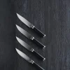 Timm Vladimir Kitchen Steakknive - 4 stk. L 25 cm - Rustfrit stål/plastik - Sort