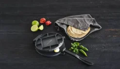 Timm Vladimir Kitchen Tortillapresser Ø 19 cm - Støbejern - Sort