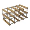 Traditional Wine Racks Vinreol 12 flasker - Egetræ - Natur