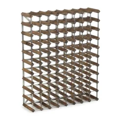 Traditional Wine Racks Vinreol 90 flasker - Fyretræ - Mørk