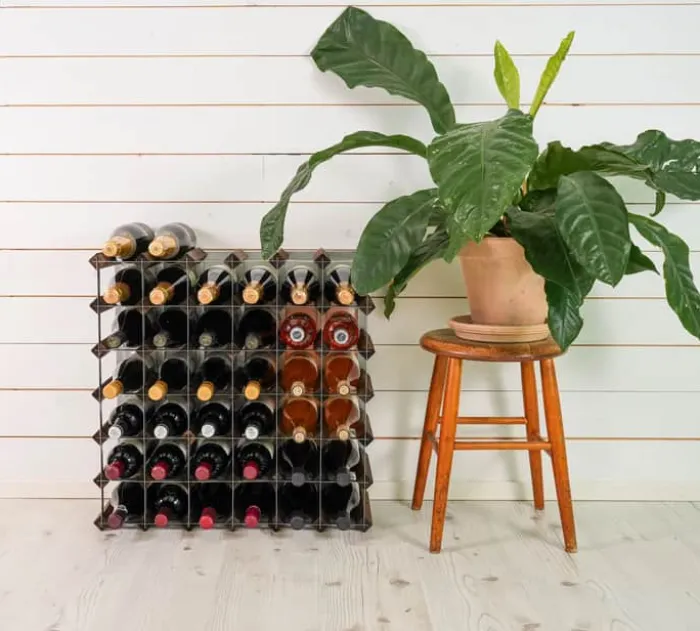 Traditional Wine Racks Vinreol 42 flasker - Fyretræ - Mørk