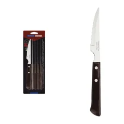 Tramontina Churrasco Grill - 6 dele L 27,5 cm - Stål/træ - Natur
