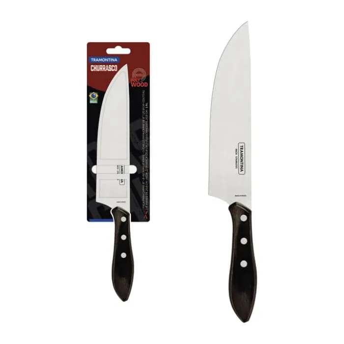 Tramontina Churrasco Kokkekniv L 33,8 cm - Stål/fyrretræ