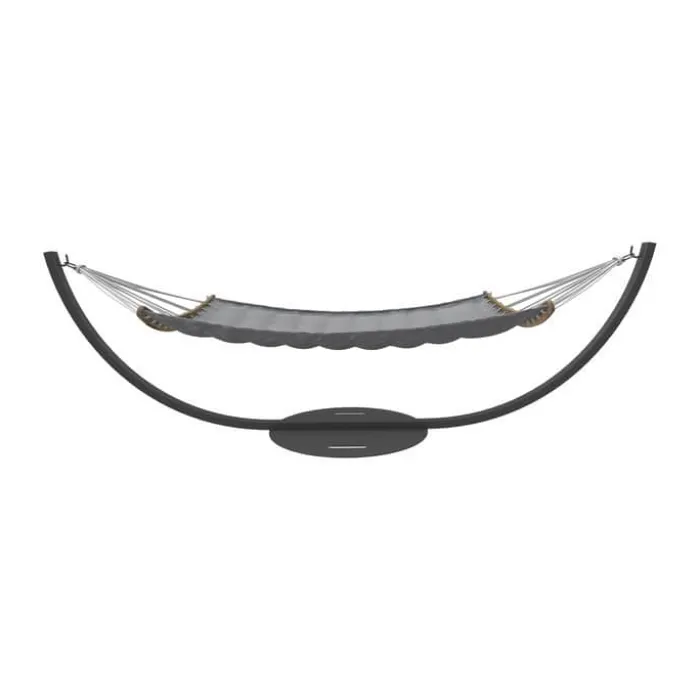 TRIMM Copenhagen Hængekøjestativ Passer til Double Hængekøje - B 125 x L 370 cm - Dark Grey