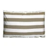 TRIMM Copenhagen Pude H 35 x B 55 cm - Taupe/hvid