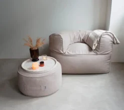 TRIMM Copenhagen Slow Down Sæt Uld - Beige