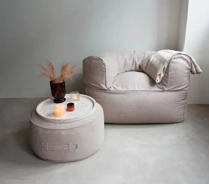 TRIMM Copenhagen Slow Down Sæt Uld - Beige
