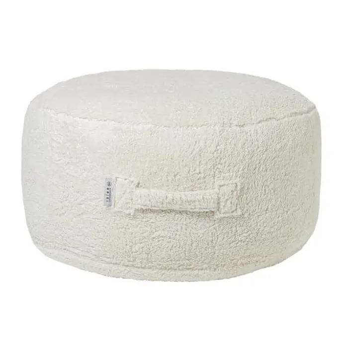 TRIMM Copenhagen Tiny Moon Puf H 40 x B 70 cm - Økologisk bomuld - Natur