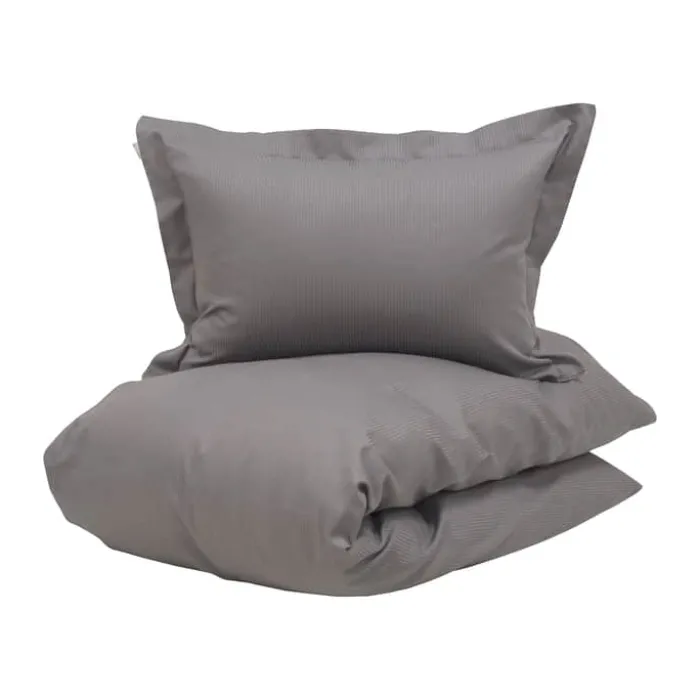 Turiform Turistripa Sengetøj B 140 x L 220 cm - Bomuld - Lysegrå