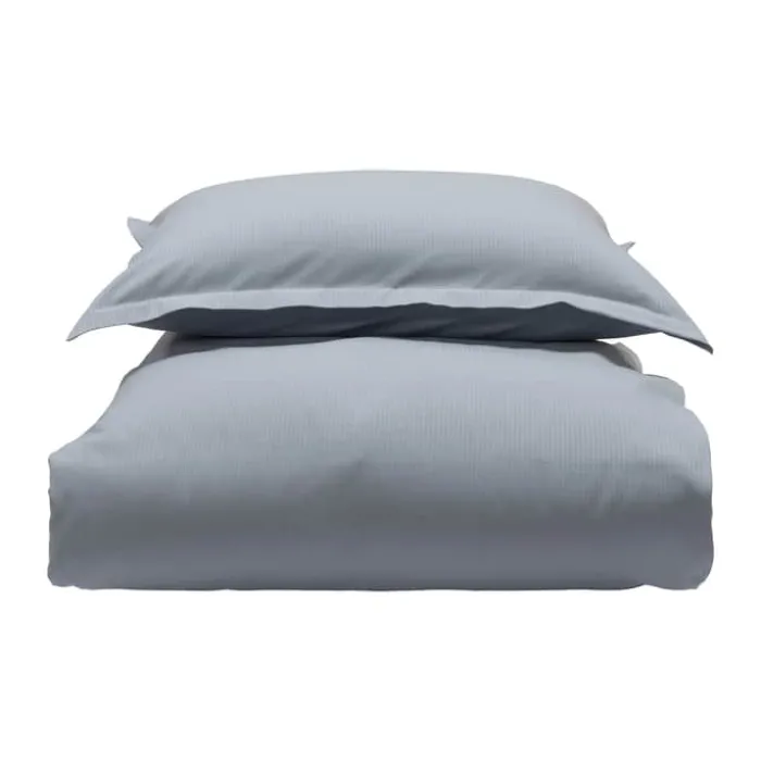 Turiform Turistripe Sengetøj B 140 x L 200 cm - Økologisk bomuld - Lyseblå