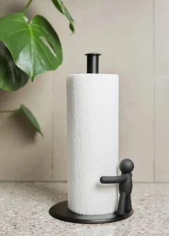 Umbra Buddy Køkkenrulleholder H 33,7 cm - Metal/støbt plastik - Sort