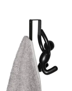 Umbra Buddy Knage - 2 stk. H 31,8 x B 10,8 cm - Støbt plastik - Sort