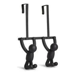 Umbra Buddy Knage - 2 stk. H 31,8 x B 10,8 cm - Støbt plastik - Sort