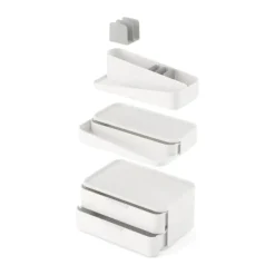 Umbra Glam Opbevaringskasse H 28,4 x B 26,7 x L 18,4 cm - Plastik - Hvid