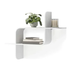 Umbra Montage Hylde H 47 x B 62,2 x L 15,2 cm - Træ - Hvid