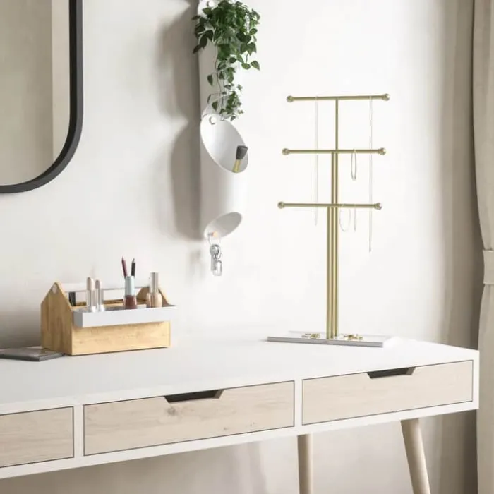 Umbra Trigem Smykkestativ H 48,3 cm - Stål - Brass