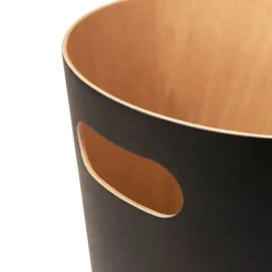 Umbra Woodrow Papirkurv H 28 x Ø 23 cm - Træ - Sort