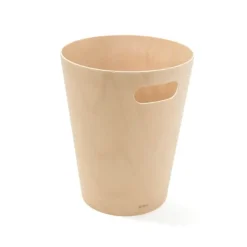 Umbra Woodrow Papirkurv H 28 x Ø 23 cm - Træ - Naturel