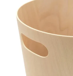 Umbra Woodrow Papirkurv H 28 x Ø 23 cm - Træ - Naturel