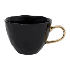 Urban Nature Culture Good Morning Cappucino Kop 35 cl - Stentøj - Sort