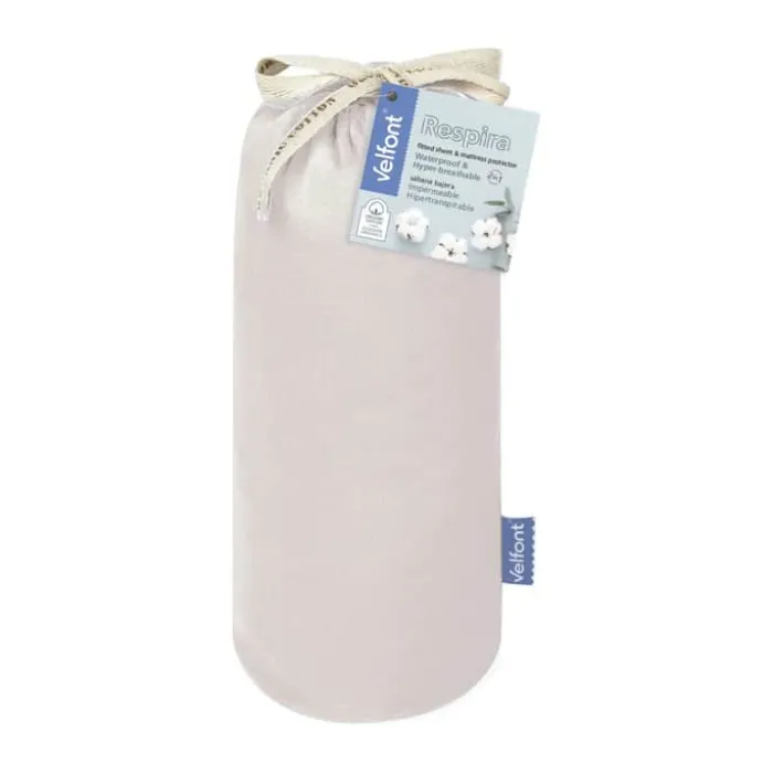 Velfont Vådliggerlagen B 140 x L 200 cm - Bomuld - Cream