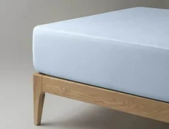 Velfont Vådliggerlagen B 140 x L 200 cm - Bomuld - Powder blue