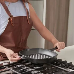 Victoria Seasoned Grillpande B 25 x L 44,2 cm - Støbejern