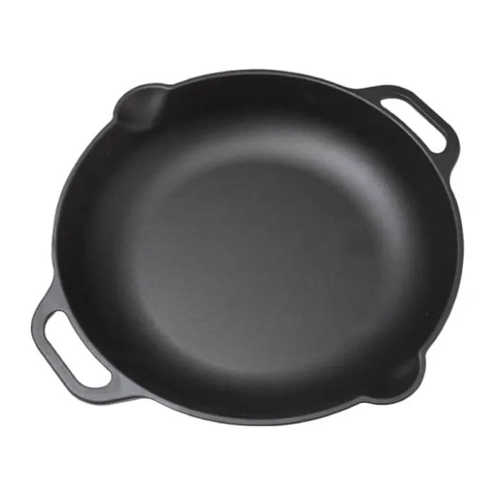 Victoria Stegepande Ø 33 cm - Støbejern - Sort
