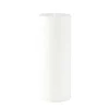 Villa Collection Bloklys Ø 7,8 x H 19 cm - 100% ren stearin - Hvid