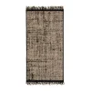 Vivaraise Axel Gulvtæppe B 60 x L 110 cm - Polypropylen - Sort/Beige