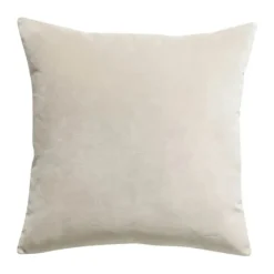 Vivaraise Elise Pyntepude B 45 x L 45 cm - Bomuld - Råhvid