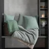Vivaraise Elise Pyntepude B 40 x L 65 cm - Bomuld - Turkis
