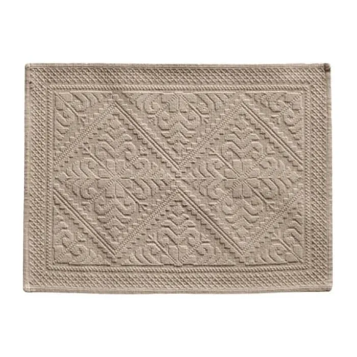 Vivaraise Enzo Bademåtte B 70 x L 140 cm - Bomuld - Linen