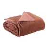 Vivaraise Fara Plaid B 135 x L 200 cm - Bomuld - Sienne