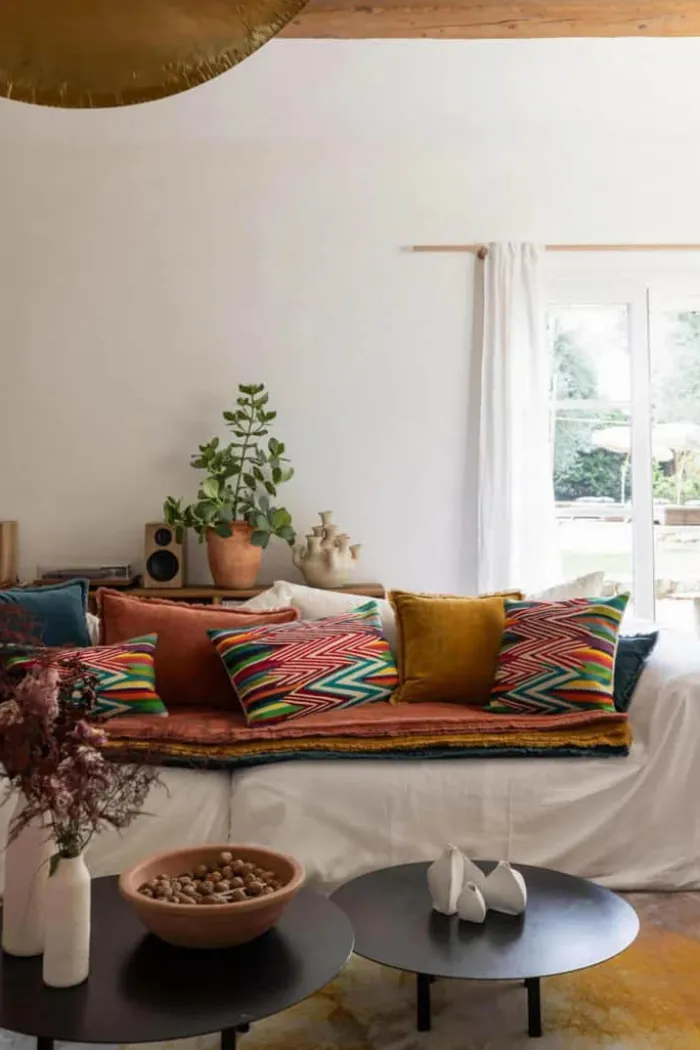 Vivaraise Fara Plaid B 135 x L 200 cm - Bomuld - Sienne