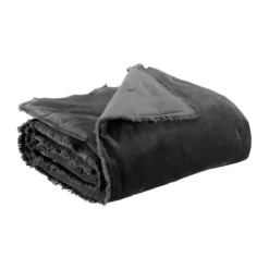 Vivaraise Fara Plaid B 135 x L 200 cm - Bomuld - Caviar