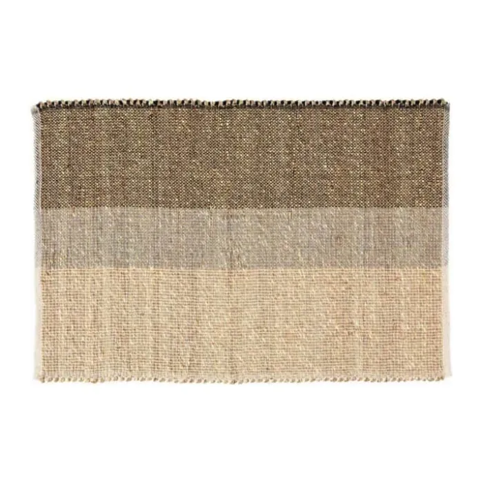 Vivaraise Karan Gulvtæppe B 60 x L 90 cm - Søgræs/bomuld - Brun