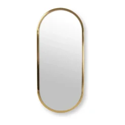 VT Wohnen Spejl H 70 x B 30 cm - Glas/metal - Guld