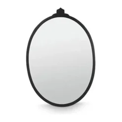 VT Wohnen Spejl H 56 x B 35 cm - Metal - Sort
