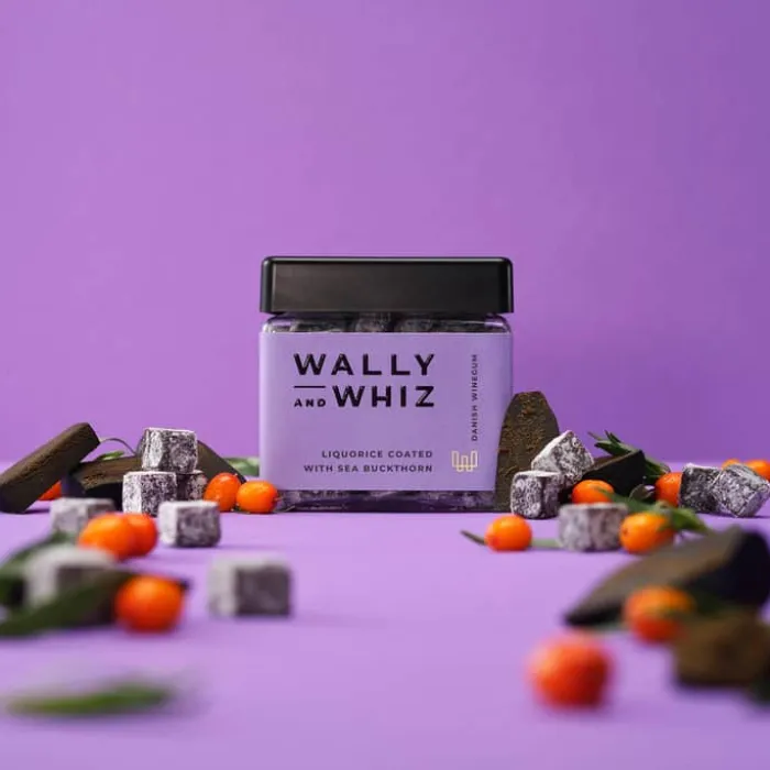 Wally and Whiz Lakrids med havtorn 140 g - 1 bøtte