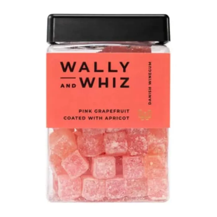 Wally and Whiz Vingummi - Grapefrugt med abrikos 240 g - 1 bøtte